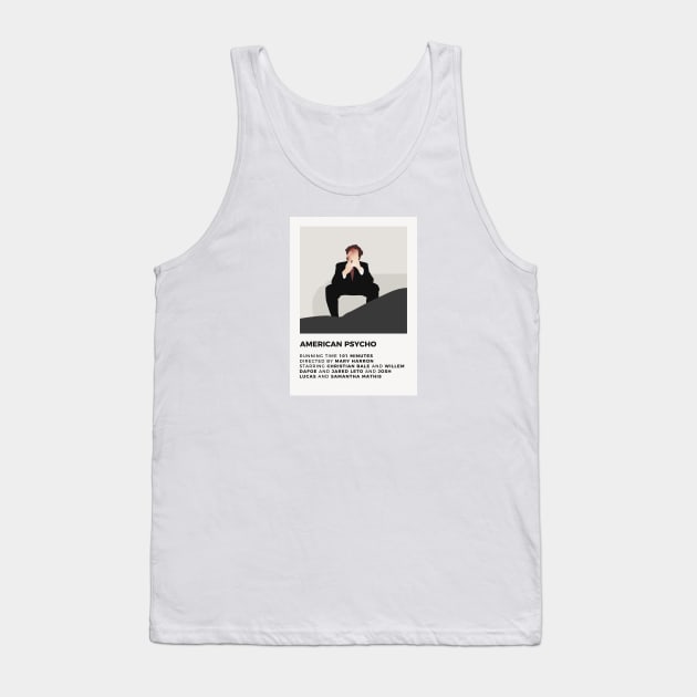 American Psycho Minimalist Poster Tank Top by honeydesigns